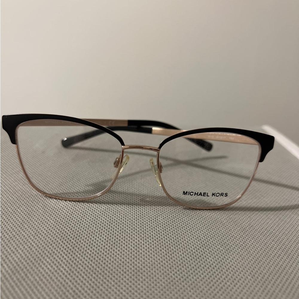 Michael Kors Eyeglasses ~ NEW! Black/Gold Size 51 - Picture 2 of 4